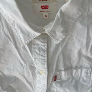 Levi's Crisp White Collared Shirt